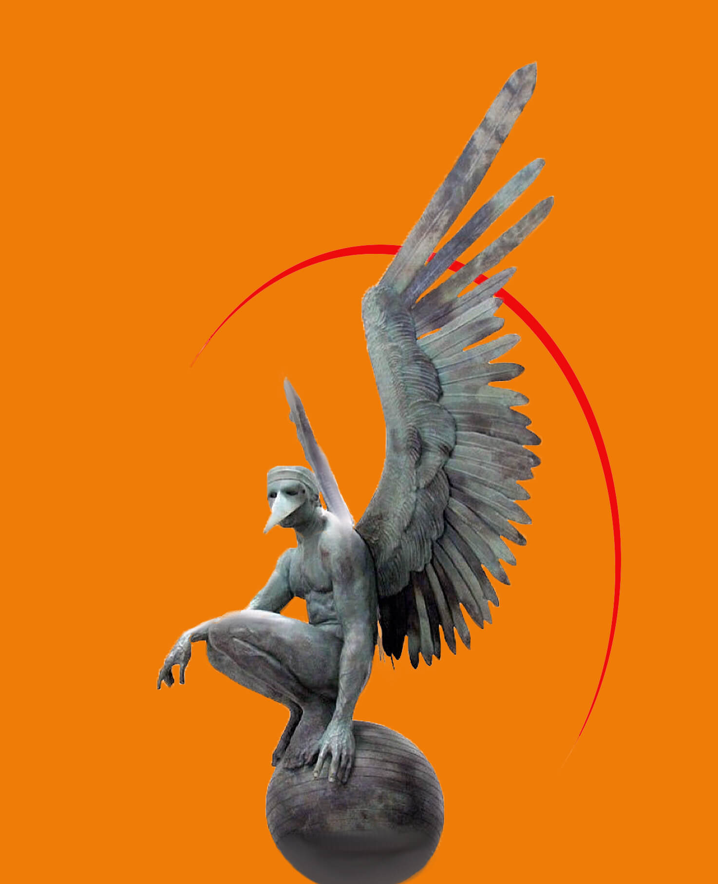 Kuş Adam Sanat Logo