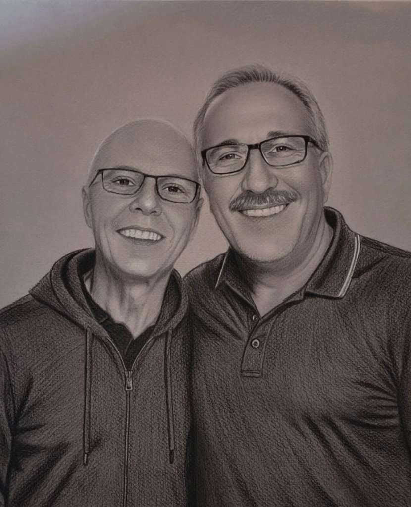 Antalya Kaliteli Karakalem Portre Çizimi - Kuş Adam Sanat