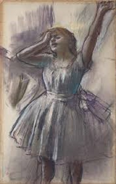 Edgar Degas'nın Christie's müzayedesinde satışa çıkan karakalem balerin eskizi