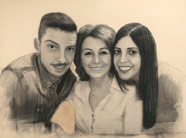 Anneler günü için özel portre