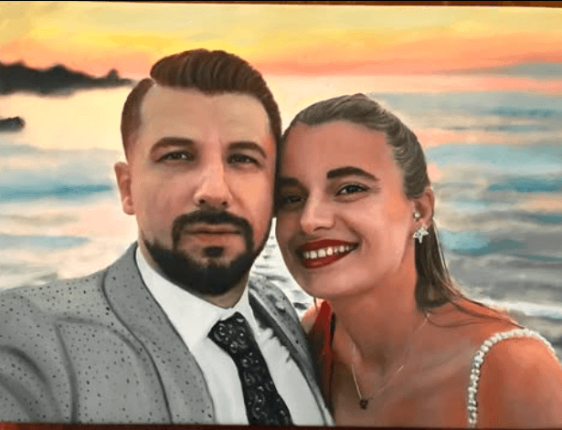 Yağlı boya portre fiyatları için kişiye özel tablo siparişi örneği